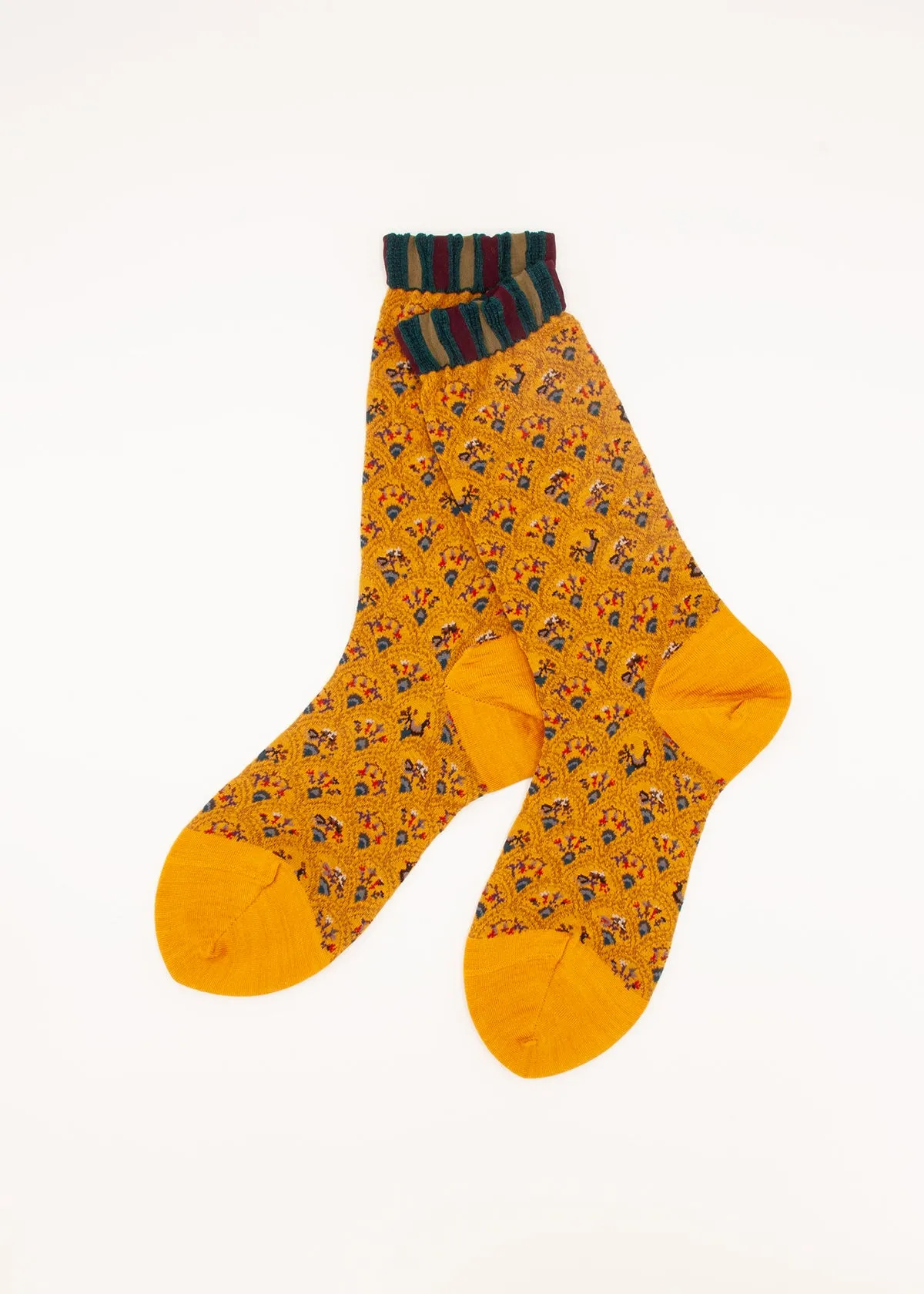 Antipast Fun Fan Mid Socks - Orange