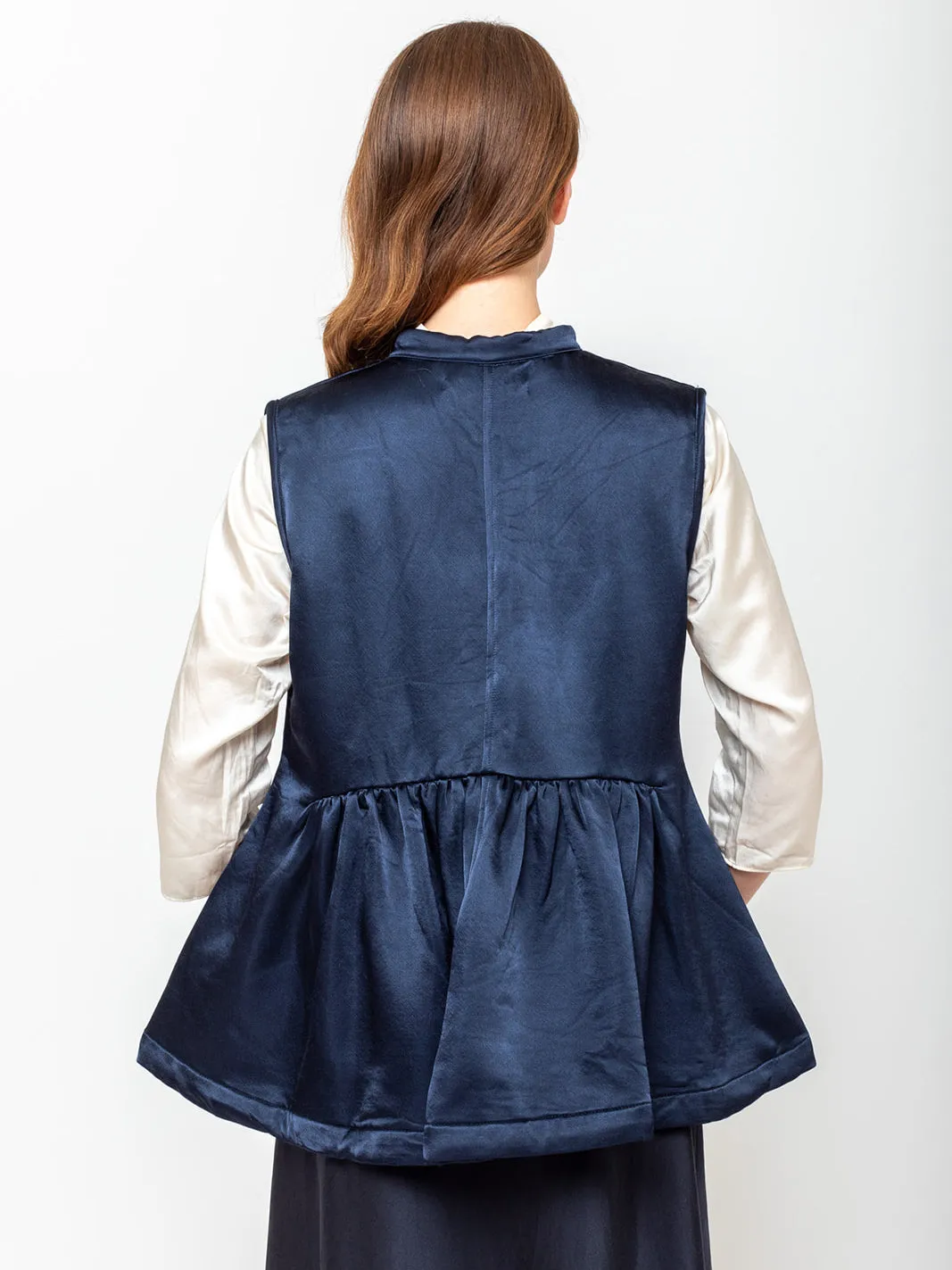 Body Warmer Top - Navy