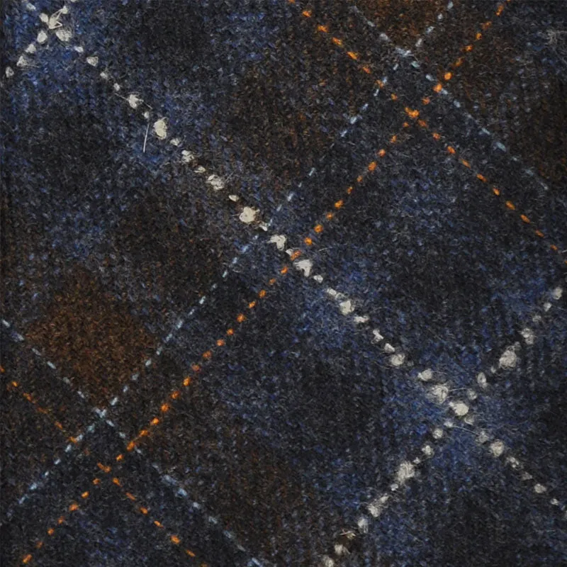 F.Marino Handmade Tie 3-Fold Holland&Sherry Wool Prince of Wales