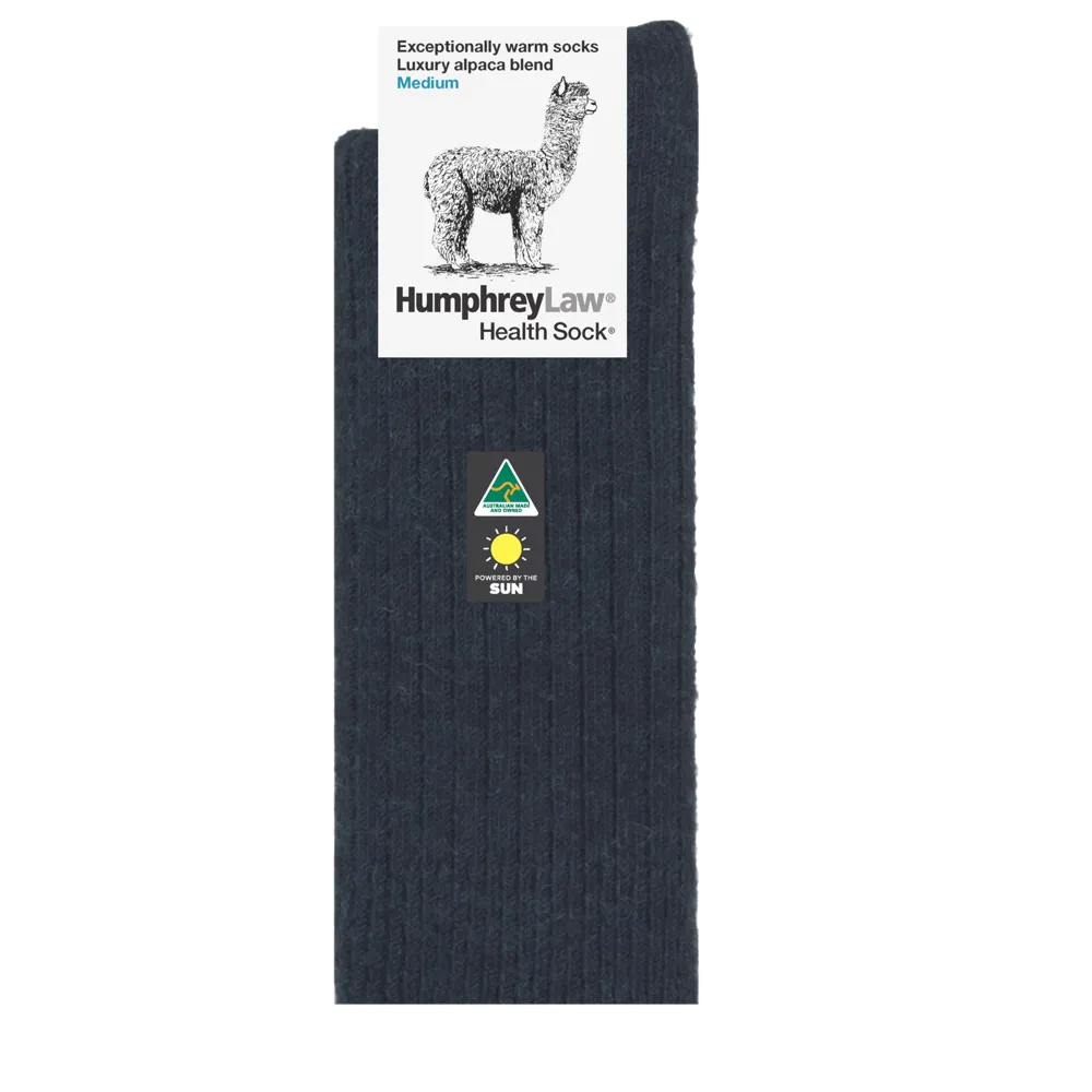 Humphrey Law Alpaca Wool Sock - Charcoal