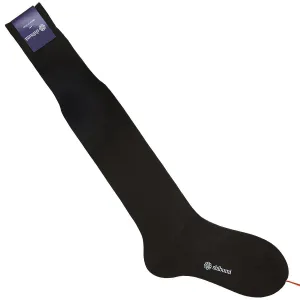 Knee Socks - Plain - Espresso - Cotton / Silk