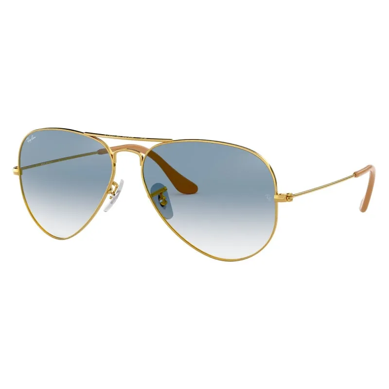 Rayban Aviator Classic - Arista/Clear Gradient Blue - 58Mm