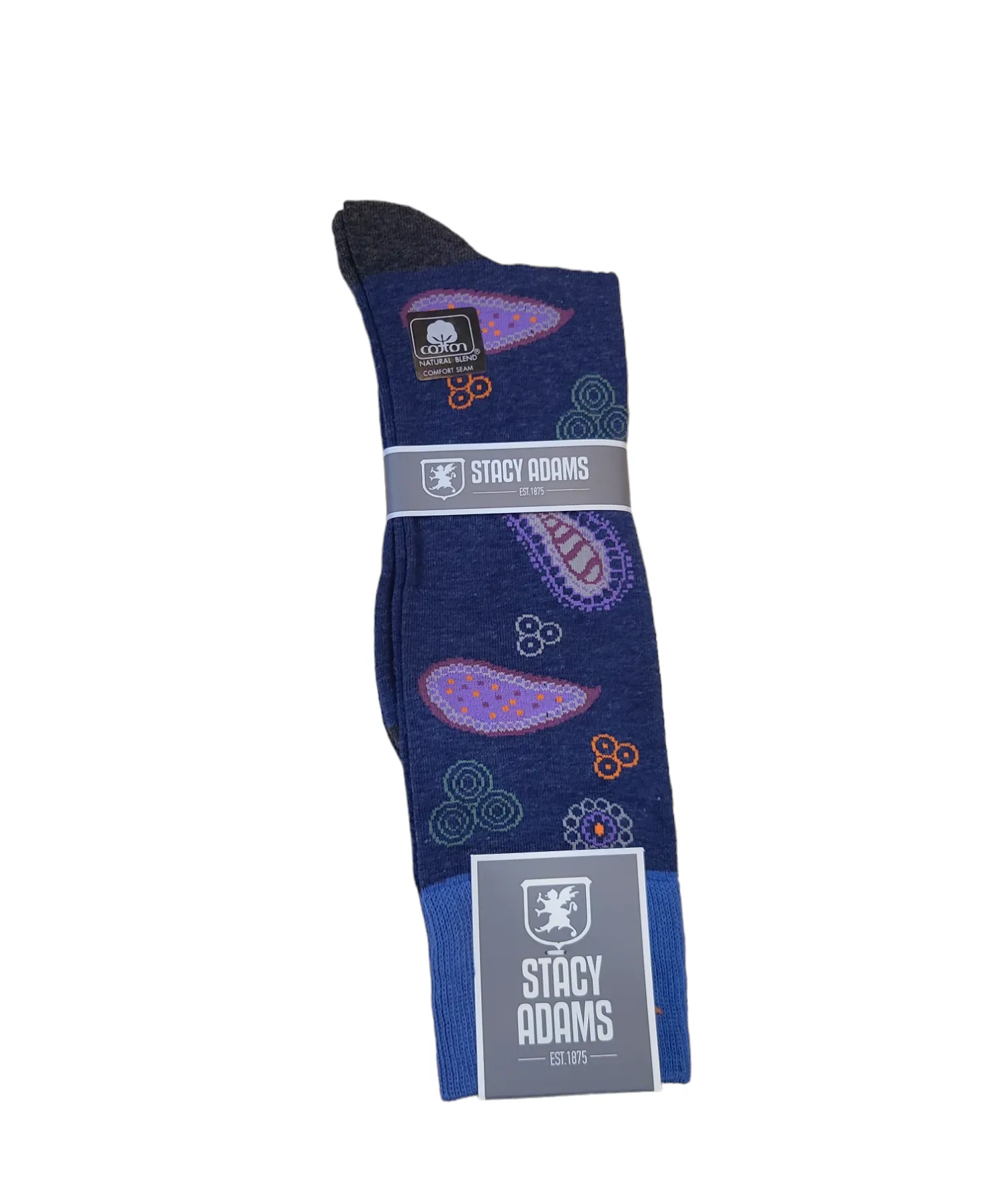 Stacy Adams Paisley Pattern dress socks