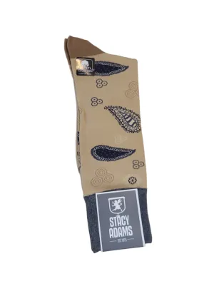 Stacy Adams Paisley Pattern dress socks