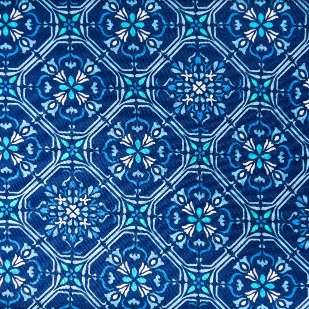 The Corso Umberto Blue Duchesse Silk Tie