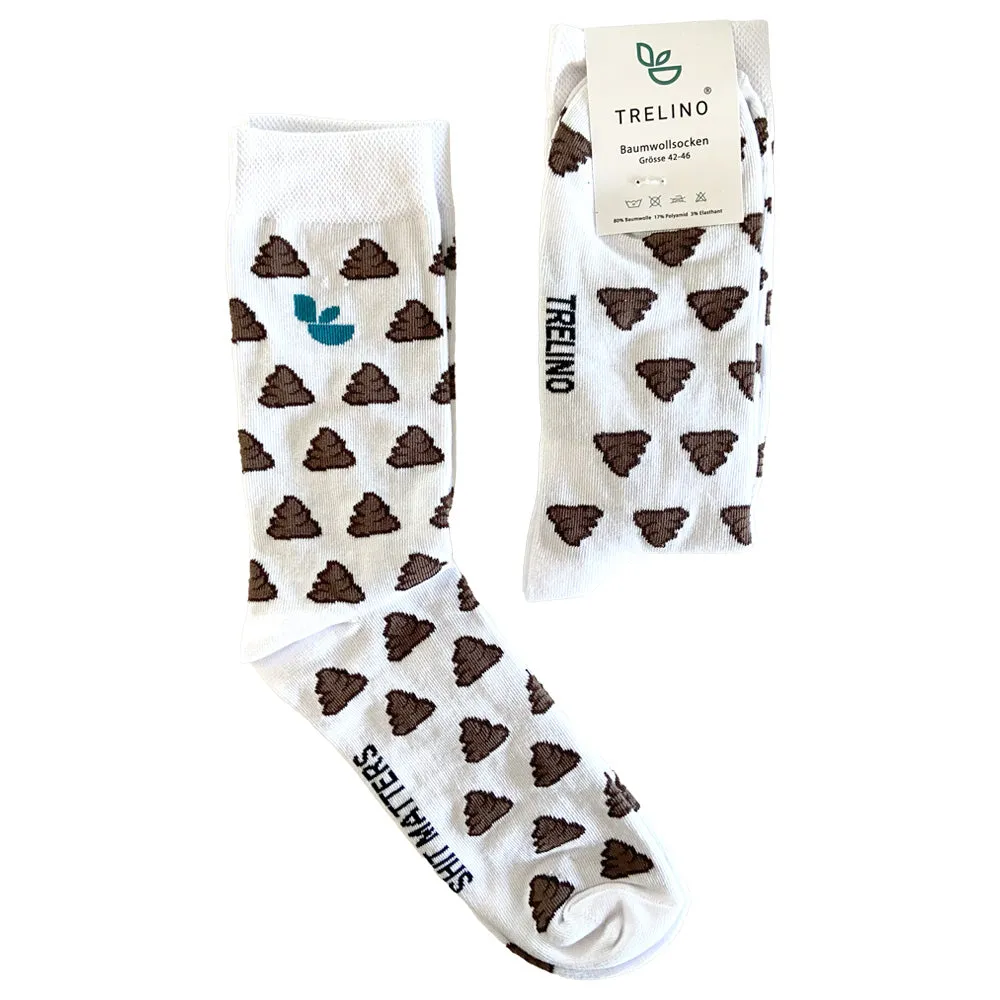 Trelino® • Socks "SHIT MATTERS"