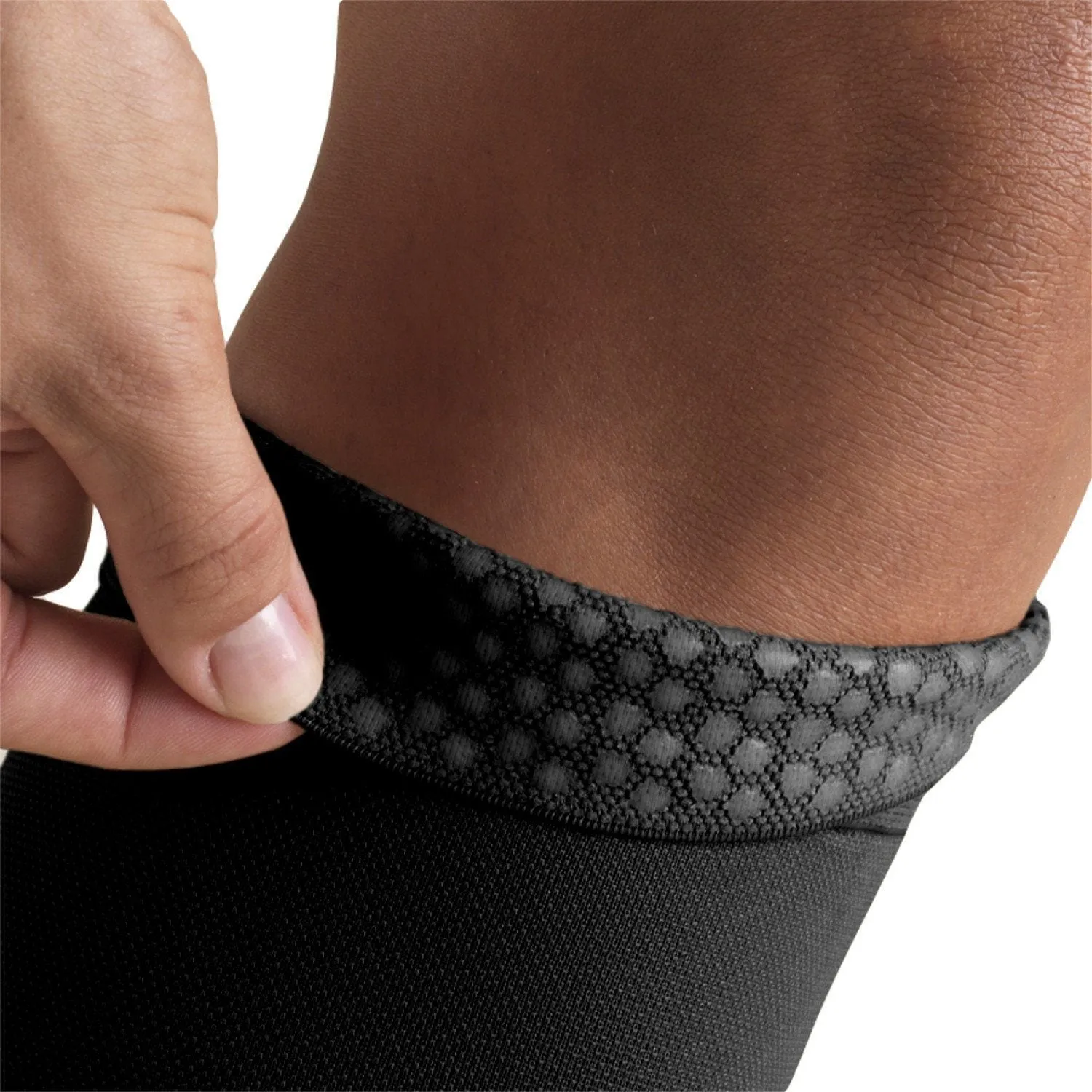 Truform Opaque Thigh High Support Stockings, 15-20 mmHg